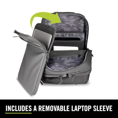 The Kenneth Cole REACTION Ryder 17-Inch Coated Polyester Travel Laptop Backpack Bag, Black - style: Backpack