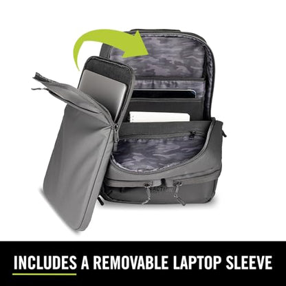 The Kenneth Cole REACTION Ryder 17-Inch Coated Polyester Travel Laptop Backpack Bag, Black - style: Backpack