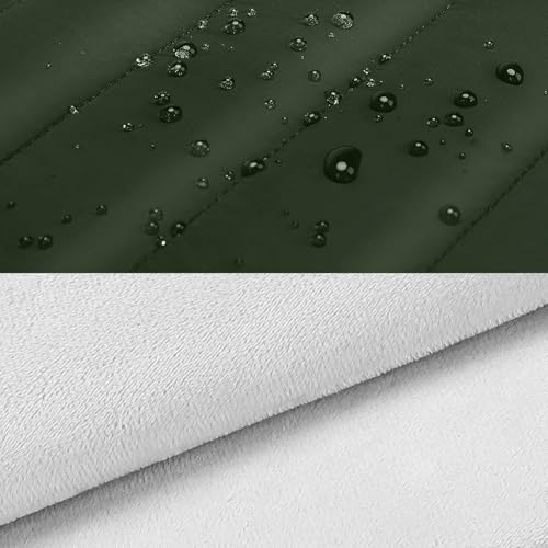 MOSISO Laptop Case 16 inch, 15-15.6 inch Puffy Laptop Sleeve Compatible with MacBook Pro 16 M5 M4 M3 M2 M1, HP Dell ASUS Acer Toshiba Lenovo, Polyester Horizontal Bag with Small Case, Army Green - color: Army Green, size: 16 inch