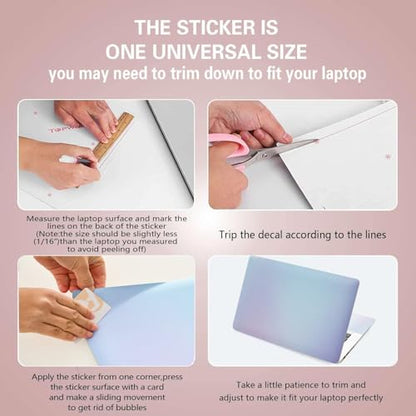 Laptop Notebook Skin Sticker Cover Decal Fits 12 13 13.3 14 15 15.4 15.6 inch Laptop Protector Notebook PC | Easy to Apply, Remove and Change Styles (NEK-29) - color: NEK-29