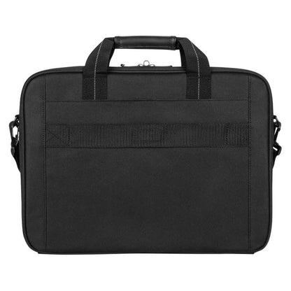 Targus 15-16 Inch Slim Lightweight Laptop Briefcase, Black - Messenger and Shoulder Bag with Padded Compartment and Trolley Strap for 16" Laptops (TCT027US) (Pack of 5) - color: Black, size: 16 inch (Pack of 5)