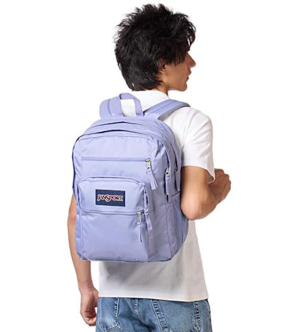 JanSport Laptop Backpack - Computer Bag with 2 Compartments, Ergonomic Shoulder Straps, 15” Laptop Sleeve, Haul Handle - Lavender Ash - color: Lavender Ash