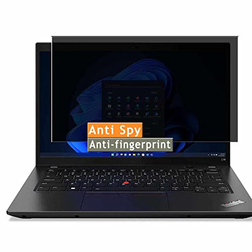Privacy Screen Protector, compatible with Lenovo ThinkPad L14 Gen 3 14" laptop Anti Spy Film Protectors Sticker [ Not Tempered Glass ]