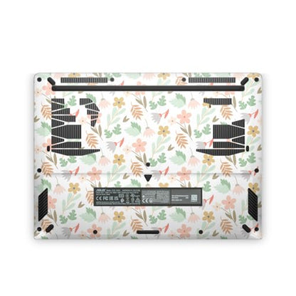Laptop Skin Compatible with Asus TUF Gaming A14 (2026) - Neutral Flowers - Premium 3M Vinyl Protective Wrap Decal Cover - Easy to Apply | Crafted in the USA by MightySkins - color: Neutral Flowers, size: TUF Gaming A14 (2026) Full Cover Skin, style: Matte