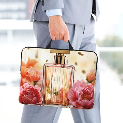 14 inch Laptop Sleeve with Handle Shockproof Laptop Bag Waterproof Computer Cover Bag Fashion Perfume Briefcase