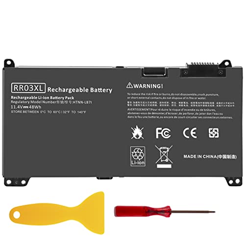 TREE.NB RR03XL Battery for HP ProBook 430 G4 440 450 455 470 G4, HP ProBook 440 450 470 851477-421 851477-541 851477-831 851477-832 851610-850 - size: 11.13x2.15x0.77inch RR03XL