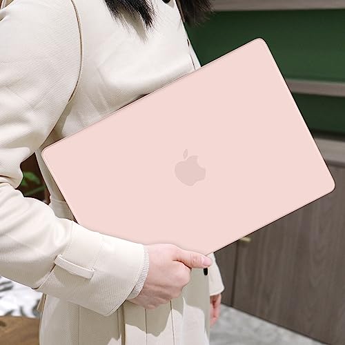 MEEgoodo for M5 MacBook Pro 16 inch Case 2026 2024 2023 2021 (Fit Model A3429/A3428/A3403/A3186/A2991/A2780/A2485) M5 M4 M3 M2 M1 Pro/Max, Laptop Case with Keyboard & Webcam Cover, Pink - color: Pink