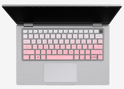Keyboard Cover for Dell Latitude 5420 5430 5440 5450 3440 3450 14-in, Latitude7420 7430 7440 7450 7410 9420 9430 14, Latitude 16" 7650 7640, Latitude 9510 9520 7520 2025-2022, Ombre Pink - color: Ombre Pink