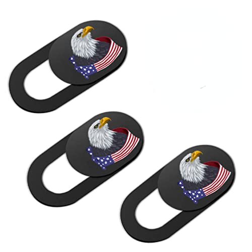 Flag Eagle Webcam Camera Cover Slide - Web Camera Cover Fits for Laptop, Desktop, Pc, Macboook Pro, iMac, Mac mini, iPad Pro, Computer, iPhone, Protect Your Privacy Security - color: Eye Webcam Cover