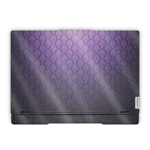 Glossy Glitter Laptop Skin Compatible with Lenovo Legion 5 Gaming Laptop (15IRX9) 2024 - Antique Purple - Premium 3M Vinyl Protective Wrap Decal Cover - Easy to Apply | Crafted in the USA - color: Antique Purple, size: Legion 5 Gaming (15IRX9) 2024 Full C