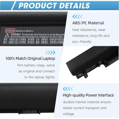 HS03 HS04 Battery for HP Spare 807956-001 807957-001 HS04 15-AY039WM | 15-AY041WM 15-AY009DX 15-AY052NR 15-AF131DX 15-AY013DX 15-AY014DX 15-AY103DX 15-AY083NR 15-AY020NR 17-X037CL 17-X115DX
