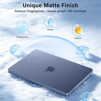 MOSISO Compatible with MacBook Neo Case 13 inch 2026 A3404 A18 Pro Chip | Scratch-Resistant Ultra-thin Protective Hard Shell Case Cover, Indigo - color: Indigo