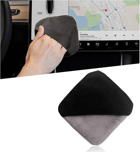 Car Screen Cleaner, Microfiber Dashboard Cleaning Wipes, Vehicle Touch Screen Pad Universal Cleaning Tool for Vehicle Dashboard Display, Car Cleaning Kits(Square) - color: Square, 1 Pcs
