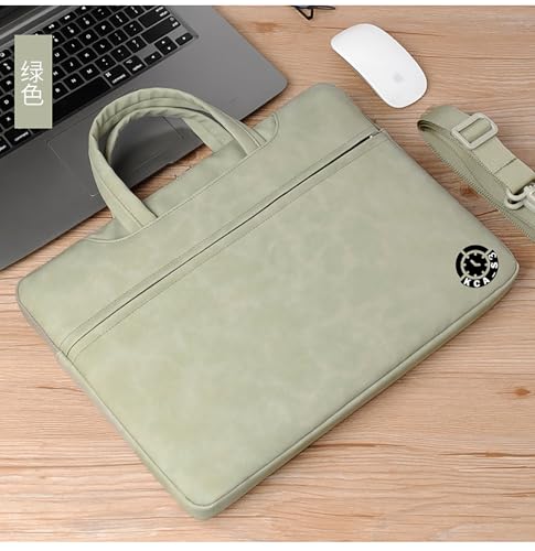 Professional Crossbody Business Bag 15-16 Inch ONLY MacBook Pro 15 16 Dell XPS 15 Inspiron HP Huawei Spectre Victus Lenovo IdeaPad Slim 7 Legion ASUS VivoBook 15 16 TUF Gaming Acer Swift Green - color: Green, size: Large 15-16 Inches