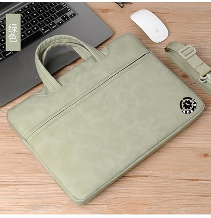 Professional Crossbody Business Bag 15-16 Inch ONLY MacBook Pro 15 16 Dell XPS 15 Inspiron HP Huawei Spectre Victus Lenovo IdeaPad Slim 7 Legion ASUS VivoBook 15 16 TUF Gaming Acer Swift Green - color: Green, size: Large 15-16 Inches