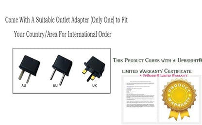 UpBright 10V AC Adapter Compatible with Sega Genesis 2 MK-1631 50 MK-2103 3 32x Nomad GENESIS3 MK-1479 Game Gear Drive II Console Performance P-085 MULD4810850 INNOVATIONS 7-38012-34010-3 Power Supply