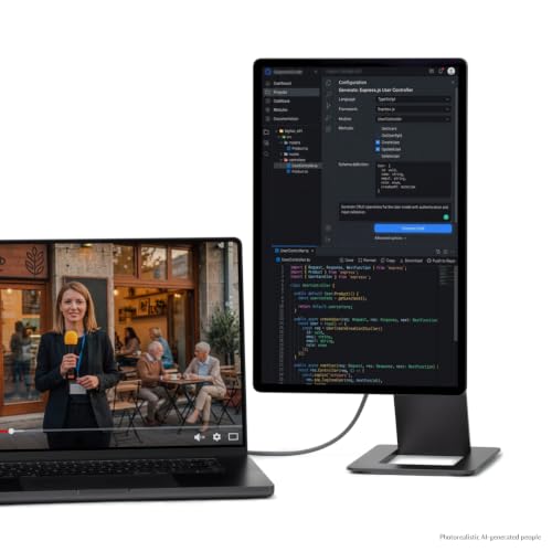 SOTSU FlipAction Elite 16" | 4K Portable Monitor | 3840 x 2400 (UHD+) | 60 Hz | 100% DCI-P3 | 450 Nits | Pivot Rotate | Full Metal CNC | Perfect Match for Mac and Windows (Space Black) | 3840x2400 (UHD+) | 60Hz | 100% DCI-P3 | 450 Nits | Pivot Rotate | Fu