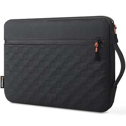 DOMISO 16 Inch Laptop Sleeve, Waterproof Shockproof Case with Handle, Fits MacBook Pro/LG Gram/Dell XPS/HP 16" Notebooks, Black - color: Black, size: 16 inch