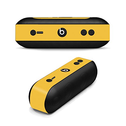 MightySkins Skin Compatible with Beats by Dr. Dre Pill Plus - Solid Marigold | Protective, Durable, and Unique Vinyl Decal wrap Cover | Easy to Apply, Remove, and Change Styles | Made in The USA - color: Marigold