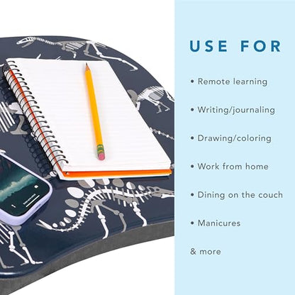 LAPGEAR MyStyle Portable Lap Desk with Cushion - Dino Fossil - Fits up to 15.6 Inch Laptops - Style No. 45326 - color: Dino Fossil