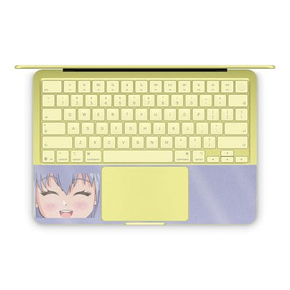 Glossy Glitter Laptop Skin Compatible with Apple MacBook Neo - Personal Space 3 - Premium 3M Vinyl Protective Wrap Decal Cover - Easy to Apply | Crafted in the USA by MightySkins - color: Personal Space 3, size: MacBook Neo Full Cover Skin, style: Glossy