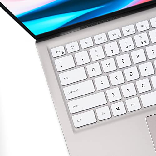 Keyboard Cover for Dell Inspiron 14 5410 5415 5418 5420 5425 5430 7415 7420 7425 7430 7435, Dell Inspiron 16 5620 5625 5630 7620 7630 16 inch, Inspiron 13 5310, Latitude 3320 3420 Keyboard Skin -White - color: White