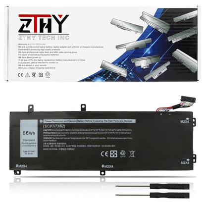 V0GMT 56Wh Laptop Battery Replacement for Dell G7 17 7700 Gaming Vostro 15 | 7500 7590 XPS 7590 9560 9570 Ins 7501 7590 7591 Precision 5520 5530 5540 Mobile Workstation TJDRR 0NYD3W 0NCC3D 0V0GMT 11.4V - size: 9.06*3.43*0.28 inch V0GMT