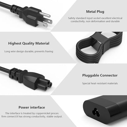 140W USB-C PD 3.1 Charger Compatible with HP OMEN Transcend 14-fb0000 MAX 16-ah0000, Omnibook, Spectre x360 16-aa0000, ZBook 8 G1a/G1i/G1as 14 16, Ultra G1a/G1ak Laptop Power Supply