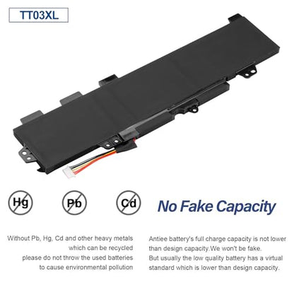 TT03XL 932824-421 Battery Fit for HP EliteBook 755 G5 850 G5 850 G6 ZBook 15U G5 G6 HSTNN-LB8H HSTNN-DB8K TT03XL-BTI TT03056XL-PL HSN-I13C-5 932824-1C1 932824-2C1 933322-855 11.55V 56WH - color: 56WH TT03XL battery