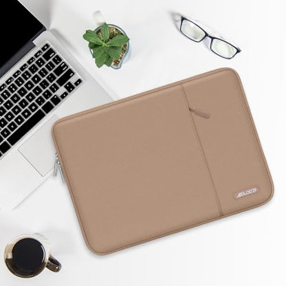 MOSISO Laptop Case 13 inch, Laptop Sleeve Bag with Pocket | Compatible with MacBook Neo A3404 2026/Air/Pro 13 M5/M4/M3/M2/M1 2026-2016, Polyester Vertical Computer Bag, Bronze Brown - color: Bronze Brown, size: 13 inch