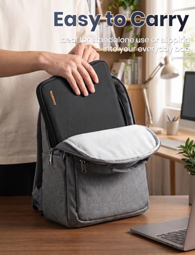 16 Inch Laptop Sleeve Case, Water-Resistant Laptop Protective Carry Case with Retractable Handle for New MacBook Pro M5 Pro/Max (2026) M4/M3/M2/M1,Lenovo HP ASUS Dell Acer Chromebook, Black - size: 16 Inch