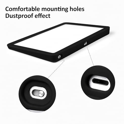 Silicone Cover for Magic Trackpad 2 & USB-C, Anti-Slip Washable Protective Case, Thin Skin Protector for Apple Magic Trackpad - color: black