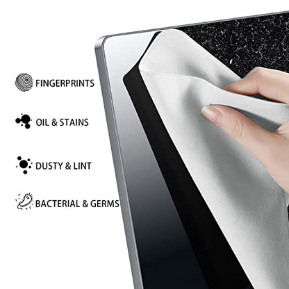 2 Pack Microfiber Liner Cleaning Cloth for 15 15.6 16" HP/DELL/Lenovo/ASUS/Acer/Samsung/MSI/LG, etc with 15-16 inch laptops with Numeric keypad Keyboard Cloth
