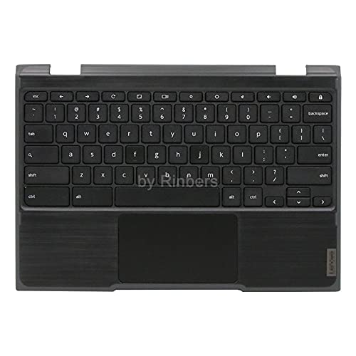 Laptop Palmrest Upper Case with US Keyboard and Touchpad Assembly Replacement for Lenovo Chromebook 11 300e 2nd Gen AST 82CE 5CB0Z21541 (No Webcam Hole) - color: 82CE Upper Case Assembly No Webcam Hole