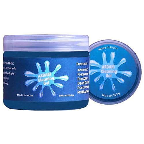 Car Cleaning Gel Multipurpose Car AC Vent Interior Dust Cleaning Gel Jelly Car Interior Keyboard PC Laptop Electronic Gadget Cleaning Kit with Fregrance (Cleaning Gel + Windshield Tablet)