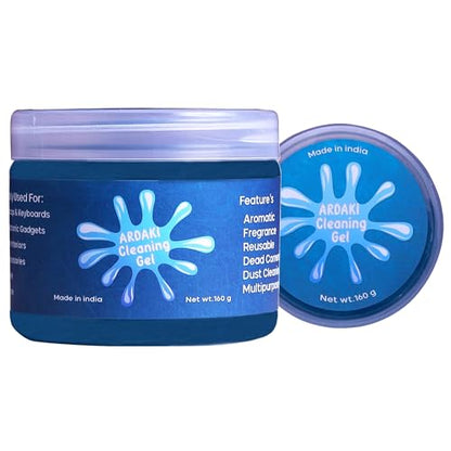 Car Cleaning Gel Multipurpose Car AC Vent Interior Dust Cleaning Gel Jelly Car Interior Keyboard PC Laptop Electronic Gadget Cleaning Kit with Fregrance (Cleaning Gel + Windshield Tablet)