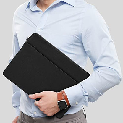 NIDOO Laptop Sleeve 13-14 inch Computer Bag Case for Lenovo Thinkpad X1 Yoga/Chromebook 3 / HP EliteBook 640 645 840/13.5" Surface Book 3/14.4 Surface Laptop Studio / 14.6" Galaxy Tab S8 Ultra - color: Black, size: 13-14 Inch