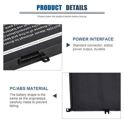 TREE.NB 74Wh New 357F9 Laptop Battery for Dell 15 7000 7559 7567 7566 7759 7557 5577 INS15PD Series P57F P57F003 P65F P65F001 0GFJ6 71JF4 - size: ‎357F9