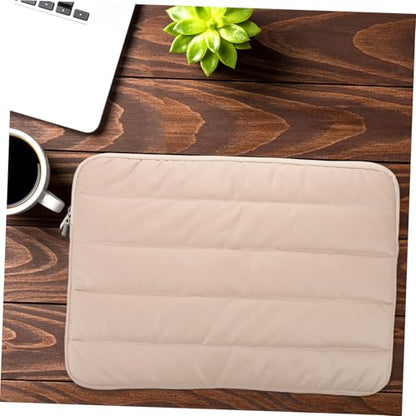 STOBOK Laptop Sleeve Case Water-Resistant Polyester Protective Bag Multiple Compartments for Notebook Tablet for Travel and Work
