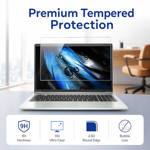 2-Pack 14" -16:10 (1920*1200) Tempered Glass Screen Protector for Lenovo Hp Dell Asus Acer Samsung etc 14-lnch 16:10 Aspect Ratio Laptops, Ultra Clear 9H Hardness-(Not Suitable for 16:9 Laptops) - size: 14"Glass-16:10