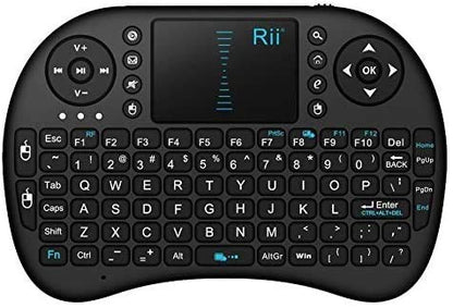 Rii? 2.4GHz Mini Wireless Touchpad Keyboard With Mouse For PC/PAD/360XBox/PS3/Google Android TV Box/HTPC/IPTV,(Control Distance up to 15M)