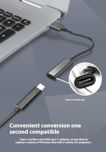 100W PD Power Charger Tip USB C to Slim Laptop Charging Cable Adapter Converter for Dell Laptop 18-20V (Dedicated for Dell (for 45W/65W/90W Power), 4.0mm Small Head) - size: 4.0mm small head