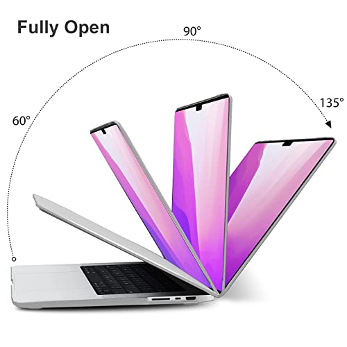 IBENZER Compatible with MacBook Pro 14 Inch Case 2026 2025 2024 2023 2022 M5 M4 M3 M2 M1 A3434 A3112 A3185 A3401 A2918 A2992 A2779 A2442 Mac Pro/Max,HardShellCase&KeyboardCover,Clear,T14CL+1 - color: Frost Clear, size: For Macbook Pro 14" with Touch ID