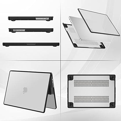 ProCase Slim case for MacBook Pro 16 Inch -Clear | Translucent Hard Shell Shockproof Cover for 2026 2025-2021 MacBook Pro M5 M4 M3 M2 M1 Pro/Max - color: Clear