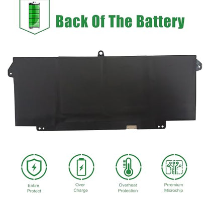 7FMXV CPX-1PP63 63Wh Laptop Battery Replacement for Dell Latitude 5320 7320 7420 7520 P138G P138G001 P139G P139G001 P133G P134G P135G P136G P110F Series 0TN2GY TN2GY 04M1JN 4M1JN 1PP63 15.2V - size: 12.1*5.1*1.0inch 7FMXV
