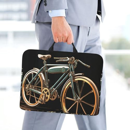 14 Inch Laptop Sleeve Case Waterproof Lightweight Laptop Case Bag Bike Travel Laptop Bag With Handle Briefcase Messenger Bag For Women Men