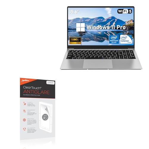 BoxWave Screen Protector Compatible With NIAKUN VenBook 15.6 in - ClearTouch Anti-Glare (2-Pack), Anti-Fingerprint Matte Film Skin