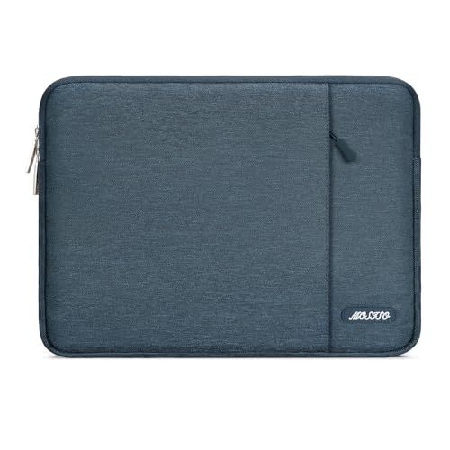 MOSISO Laptop Case 13 inch, Laptop Sleeve Compatible with MacBook Neo/Air/Pro 13 inch with A18/M5/M4/M3/M2/M1 Chip 2026-2016, Polyester Vertical Computer Sleeve Bag with Pocket, Haze Blue - color: Haze Blue, size: 13 inch