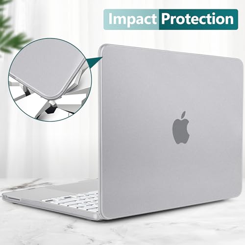 Batianda CrystalMist Case for MacBook Neo 13 Inch 2026, Frosted Grey | 4-in-1 Bundle Official Color Matched, Frosted Translucent Shell, Anti-Fingerprint Matte Finish, Slim Lightweight Protection - color: Matte Grey