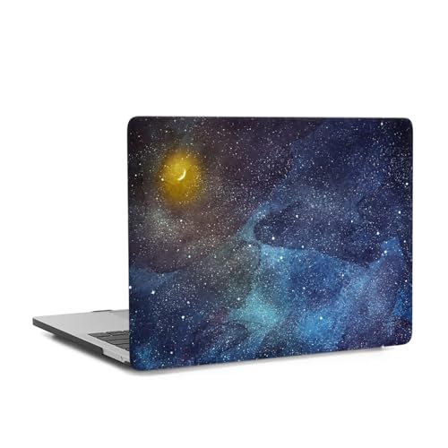 Hard Case Compatible with Old Version MacBook Pro 13 inch Case 2012 2011 2010 2009 2008 Release A1278 with CD-ROM, Laptop Plastic Hard Case Shell & Keyboard Cover, Blue Starry - color: Blue Starry, size: A1278(Pro 13" w/CD-ROM 2008-2012)